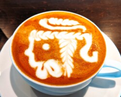 メリーポピンズのラテアート